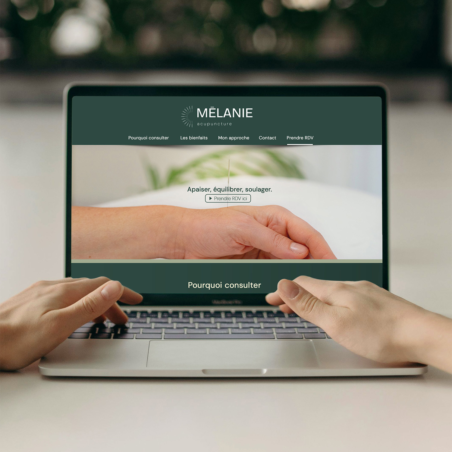 Someone working on computer 10